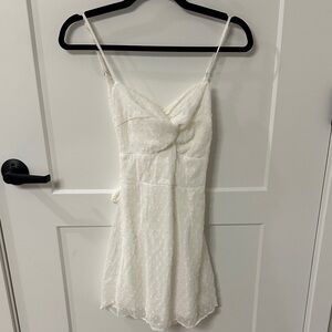 Lucy in the Sky Front Twist Chiffon Dress